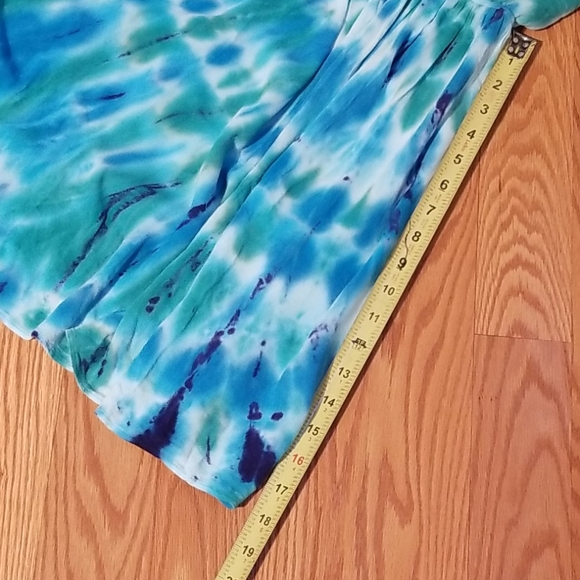 Halter gauze dress/tunic lg tie-dyed - Picture 5 of 8